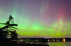 Torch Lake Township northern lights